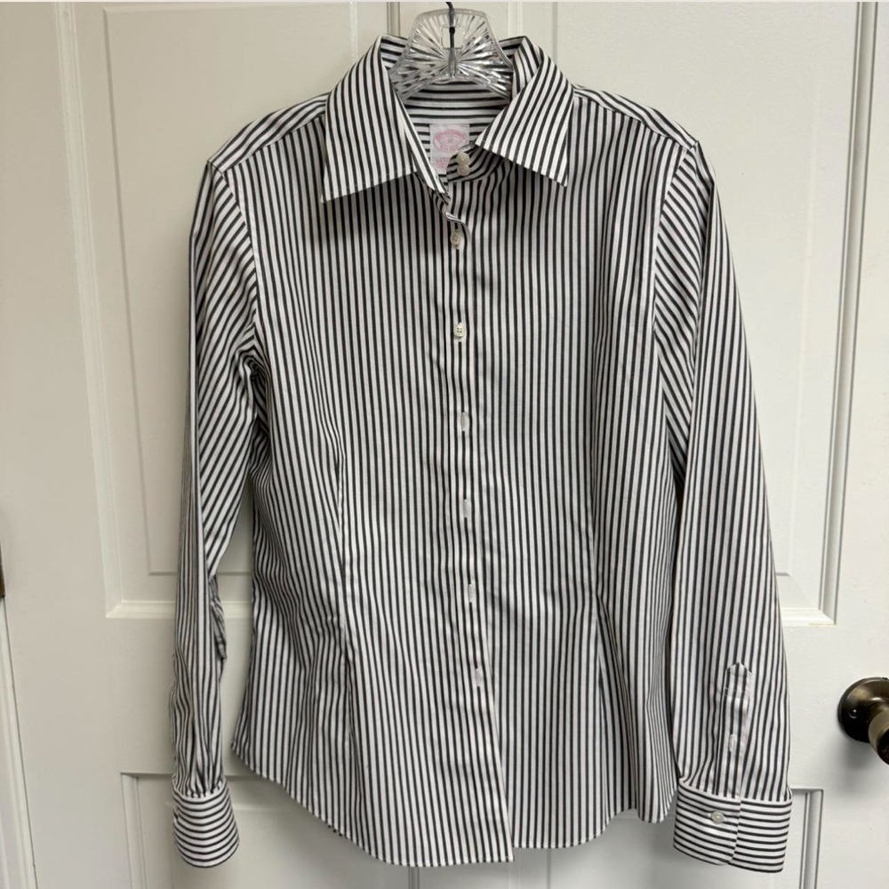 Brooks Brothers striped button down shirt‎